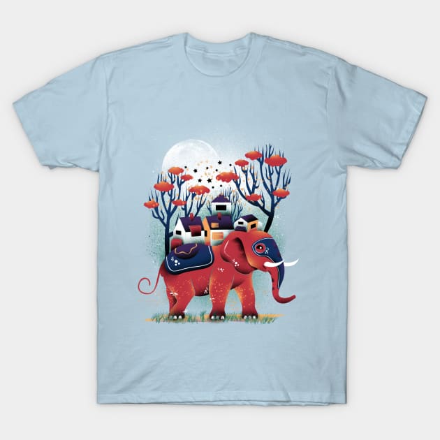 A Colorful Ride T-Shirt by DANDINGEROZZ